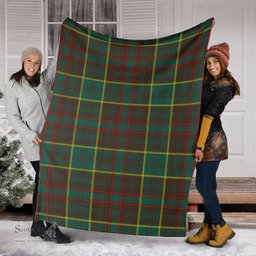 Scottish Ontario Province Canada Clan Tartan Blanket Tartan Plaid Sherpa Blanket Scottish Plaid Tartan Plaid - ScotsTee - scotstee.com