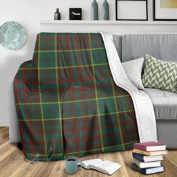 Scottish Ontario Province Canada Clan Tartan Blanket Tartan Plaid Sherpa Blanket Scottish Plaid Tartan Plaid - ScotsTee - scotstee.com