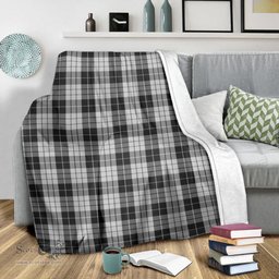Scottish MacLeod Black and White Clan Tartan Blanket Tartan Plaid Sherpa Blanket Scottish Plaid Tartan Plaid - ScotsTee - scotstee.com