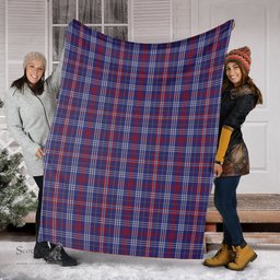 Scottish Parker Clan Tartan Blanket Tartan Plaid Sherpa Blanket Scottish Plaid Tartan Plaid - ScotsTee - scotstee.com