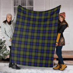 Scottish MacLaren Modern Clan Tartan Blanket Tartan Plaid Sherpa Blanket Scottish Plaid Tartan Plaid - ScotsTee - scotstee.com