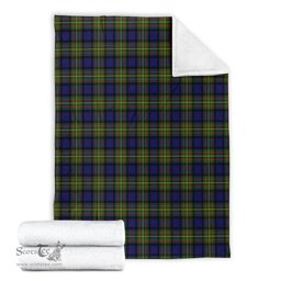 Scottish MacLaren Modern Clan Tartan Blanket Tartan Plaid Sherpa Blanket Scottish Plaid Tartan Plaid - ScotsTee - scotstee.com