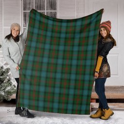 Scottish Ross Hunting Clan Tartan Blanket Tartan Plaid Sherpa Blanket Scottish Plaid Tartan Plaid - ScotsTee - scotstee.com