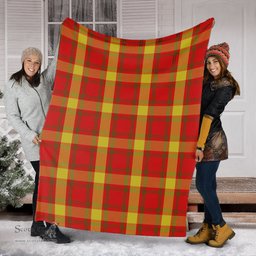Scottish Maguire Modern Clan Tartan Blanket Tartan Plaid Sherpa Blanket Scottish Plaid Tartan Plaid - ScotsTee - scotstee.com