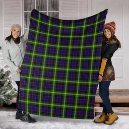 Scottish Watson Modern Clan Tartan Blanket Tartan Plaid Sherpa Blanket Scottish Plaid Tartan Plaid - ScotsTee - scotstee.com