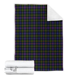 Scottish Murray of Atholl Modern Clan Tartan Blanket Tartan Plaid Sherpa Blanket Scottish Plaid Tartan Plaid - ScotsTee - scotstee.com