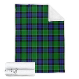 Scottish Monteith Clan Tartan Blanket Tartan Plaid Sherpa Blanket Scottish Plaid Tartan Plaid - ScotsTee - scotstee.com