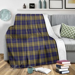 Scottish Morris of Wales Clan Tartan Blanket Tartan Plaid Sherpa Blanket Scottish Plaid Tartan Plaid - ScotsTee - scotstee.com