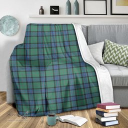 Scottish Sinclair Hunting Ancient Clan Tartan Blanket Tartan Plaid Sherpa Blanket Scottish Plaid Tartan Plaid - ScotsTee - scotstee.com