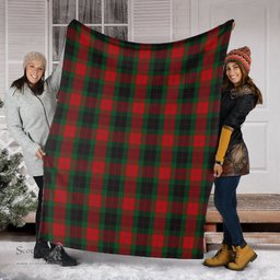 Scottish Skene of Cromar Black Clan Tartan Blanket Tartan Plaid Sherpa Blanket Scottish Plaid Tartan Plaid - ScotsTee - scotstee.com