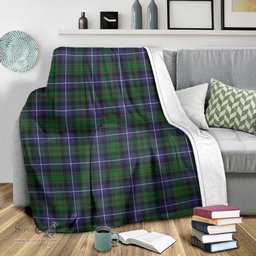 Scottish MacRow Hunting Clan Tartan Blanket Tartan Plaid Sherpa Blanket Scottish Plaid Tartan Plaid - ScotsTee - scotstee.com