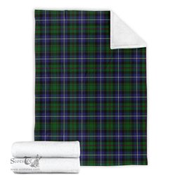 Scottish MacRow Hunting Clan Tartan Blanket Tartan Plaid Sherpa Blanket Scottish Plaid Tartan Plaid - ScotsTee - scotstee.com