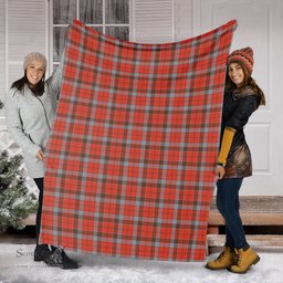 Scottish Robertson Weathered Clan Tartan Blanket Tartan Plaid Sherpa Blanket Scottish Plaid Tartan Plaid - ScotsTee - scotstee.com
