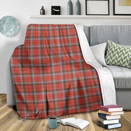 Scottish Robertson Weathered Clan Tartan Blanket Tartan Plaid Sherpa Blanket Scottish Plaid Tartan Plaid - ScotsTee - scotstee.com