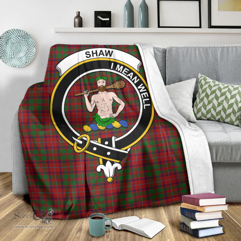 Scottish Shaw of Tordarroch Red Dress Clan Tartan Blanket with Family Crest Tartan Plaid Sherpa Blanket Scottish Plaid Tartan Plaid - ScotsTee - scotstee.com