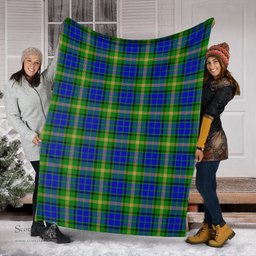 Scottish Maitland Clan Tartan Blanket Tartan Plaid Sherpa Blanket Scottish Plaid Tartan Plaid - ScotsTee - scotstee.com