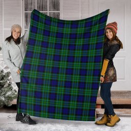 Scottish MacCallum Modern Clan Tartan Blanket Tartan Plaid Sherpa Blanket Scottish Plaid Tartan Plaid - ScotsTee - scotstee.com