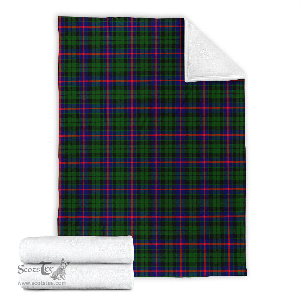 Scottish Morrison Modern Clan Tartan Blanket Tartan Plaid Sherpa Blanket Scottish Plaid Tartan Plaid - ScotsTee - scotstee.com