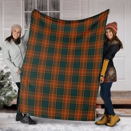 Scottish Roscommon County Ireland Clan Tartan Blanket Tartan Plaid Sherpa Blanket Scottish Plaid Tartan Plaid - ScotsTee - scotstee.com