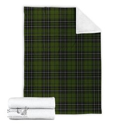 Scottish MacLean Hunting Clan Tartan Blanket Tartan Plaid Sherpa Blanket Scottish Plaid Tartan Plaid - ScotsTee - scotstee.com
