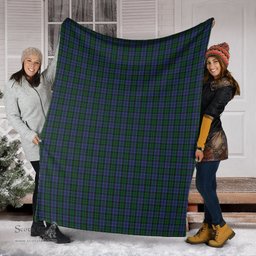 Scottish Sutherland Clan Tartan Blanket Tartan Plaid Sherpa Blanket Scottish Plaid Tartan Plaid - ScotsTee - scotstee.com