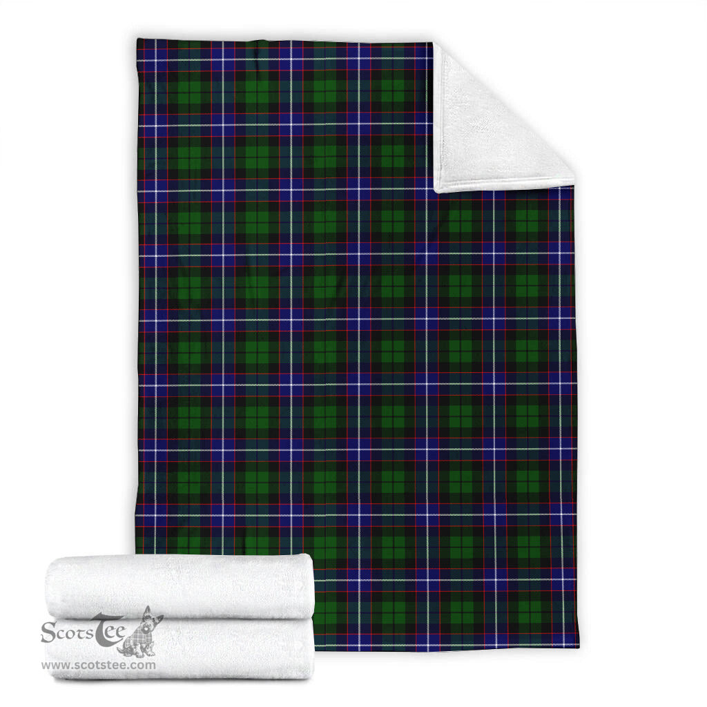 Scottish Russell Modern Clan Tartan Blanket Tartan Plaid Sherpa Blanket Scottish Plaid Tartan Plaid - ScotsTee - scotstee.com