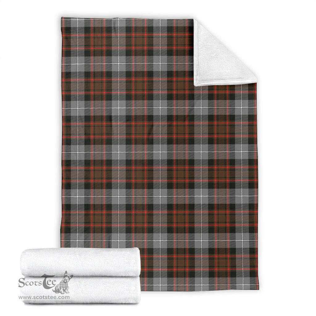 Scottish MacRae Hunting Weathered Clan Tartan Blanket Tartan Plaid Sherpa Blanket Scottish Plaid Tartan Plaid - ScotsTee - scotstee.com