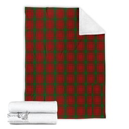 Scottish MacQuarrie Clan Tartan Blanket Tartan Plaid Sherpa Blanket Scottish Plaid Tartan Plaid - ScotsTee - scotstee.com