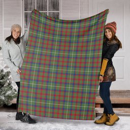 Scottish Shaw Green Modern Clan Tartan Blanket Tartan Plaid Sherpa Blanket Scottish Plaid Tartan Plaid - ScotsTee - scotstee.com