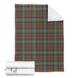 Scottish Shaw Green Modern Clan Tartan Blanket Tartan Plaid Sherpa Blanket Scottish Plaid Tartan Plaid - ScotsTee - scotstee.com