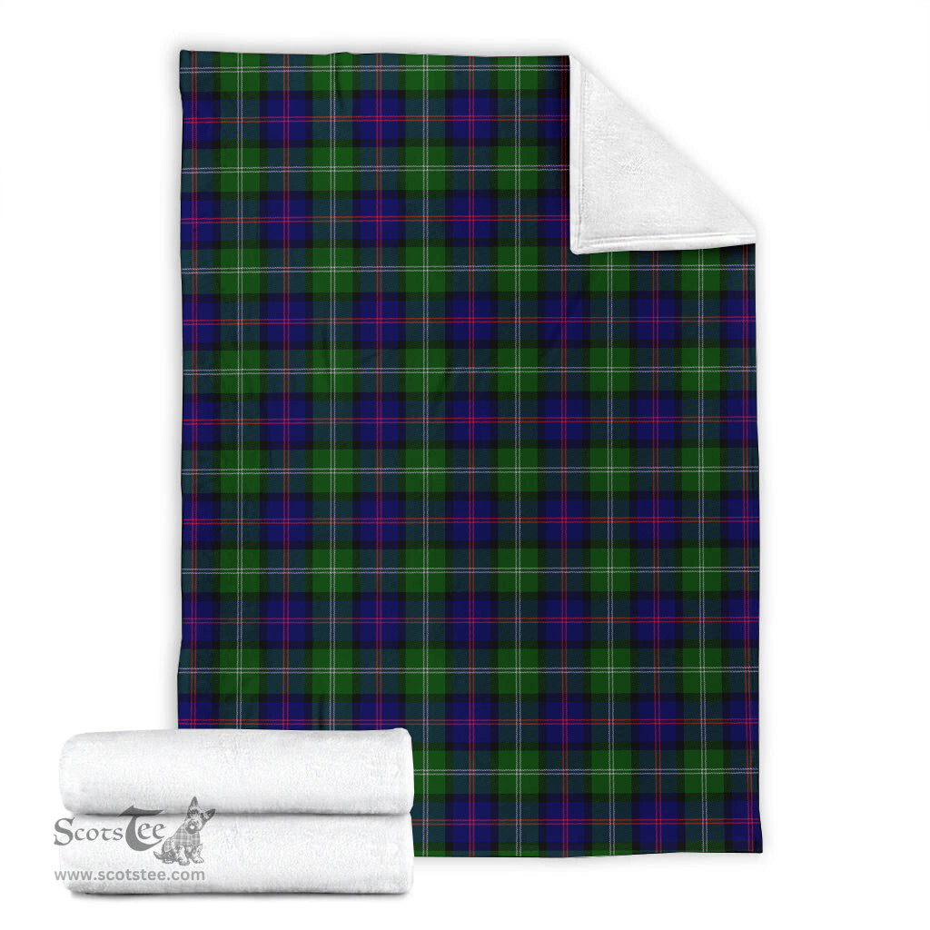 Scottish MacThomas Modern Clan Tartan Blanket Tartan Plaid Sherpa Blanket Scottish Plaid Tartan Plaid - ScotsTee - scotstee.com