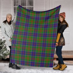 Scottish Stewart of Appin Hunting Modern Clan Tartan Blanket Tartan Plaid Sherpa Blanket Scottish Plaid Tartan Plaid - ScotsTee - scotstee.com