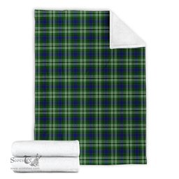 Scottish Purves Clan Tartan Blanket Tartan Plaid Sherpa Blanket Scottish Plaid Tartan Plaid - ScotsTee - scotstee.com