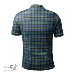 Scottish Weir Ancient Tartan Mens Polo Shirt with Family Crest Scottish Polo Shirt Scottish Plaid Tartan Plaid - ScotsTee - scotstee.com