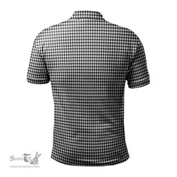 Scottish Shepherd Tartan Mens Polo Shirt with Family Crest Scottish Polo Shirt Scottish Plaid Tartan Plaid - ScotsTee - scotstee.com