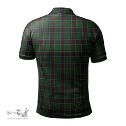 Scottish Sinclair Hunting Tartan Mens Polo Shirt with Family Crest Scottish Polo Shirt Scottish Plaid Tartan Plaid - ScotsTee - scotstee.com