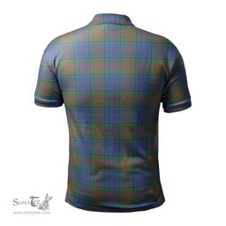 Scottish Stewart of Appin Hunting Ancient Tartan Mens Polo Shirt with Family Crest Scottish Polo Shirt Scottish Plaid Tartan Plaid - ScotsTee - scotstee.com