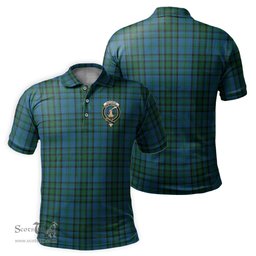 Scottish Matheson Hunting Tartan Mens Polo Shirt with Family Crest Scottish Polo Shirt Scottish Plaid Tartan Plaid - ScotsTee - scotstee.com