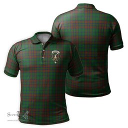 Scottish Matheson Hunting Highland Tartan Mens Polo Shirt with Family Crest Scottish Polo Shirt Scottish Plaid Tartan Plaid - ScotsTee - scotstee.com