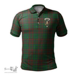 Scottish Matheson Hunting Highland Tartan Mens Polo Shirt with Family Crest Scottish Polo Shirt Scottish Plaid Tartan Plaid - ScotsTee - scotstee.com