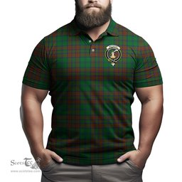 Scottish Matheson Hunting Highland Tartan Mens Polo Shirt with Family Crest Scottish Polo Shirt Scottish Plaid Tartan Plaid - ScotsTee - scotstee.com