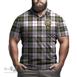 Scottish MacPherson Dress Modern Tartan Mens Polo Shirt with Family Crest Scottish Polo Shirt Scottish Plaid Tartan Plaid - ScotsTee - scotstee.com