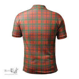 Scottish Munro Ancient Tartan Mens Polo Shirt with Family Crest Scottish Polo Shirt Scottish Plaid Tartan Plaid - ScotsTee - scotstee.com
