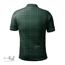 Scottish Ross Hunting Modern Tartan Mens Polo Shirt with Family Crest Scottish Polo Shirt Scottish Plaid Tartan Plaid - ScotsTee - scotstee.com