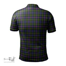 Scottish Murray of Atholl Modern Tartan Mens Polo Shirt with Family Crest Scottish Polo Shirt Scottish Plaid Tartan Plaid - ScotsTee - scotstee.com