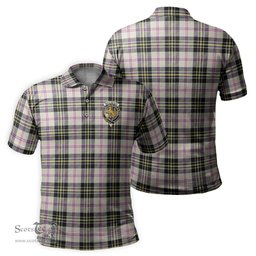 Scottish MacPherson Dress Ancient Tartan Mens Polo Shirt with Family Crest Scottish Polo Shirt Scottish Plaid Tartan Plaid - ScotsTee - scotstee.com