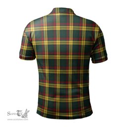 Scottish MacMillan Old Modern Tartan Mens Polo Shirt with Family Crest Scottish Polo Shirt Scottish Plaid Tartan Plaid - ScotsTee - scotstee.com