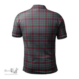 Scottish Spens (Spence) Tartan Mens Polo Shirt with Family Crest Scottish Polo Shirt Scottish Plaid Tartan Plaid - ScotsTee - scotstee.com