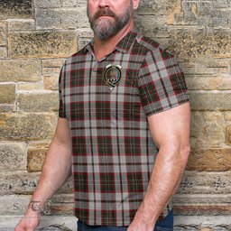 Scottish Scott Dress Tartan Mens Polo Shirt with Family Crest Scottish Polo Shirt Scottish Plaid Tartan Plaid - ScotsTee - scotstee.com