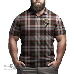 Scottish Scott Dress Tartan Mens Polo Shirt with Family Crest Scottish Polo Shirt Scottish Plaid Tartan Plaid - ScotsTee - scotstee.com